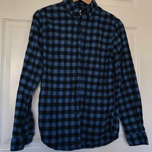Standard blue & black flannel
